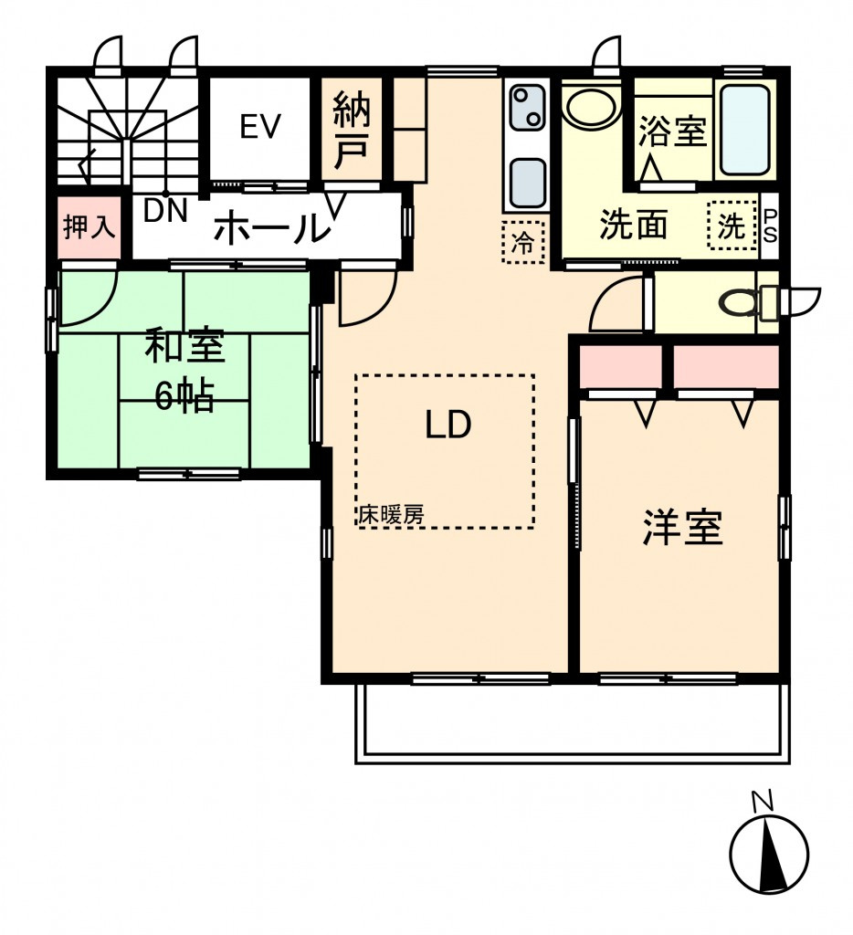 田崎邸の間取り