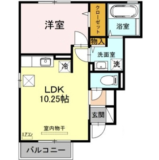 【間取り】 | モダンヒル　弐番館 | 間取りです。