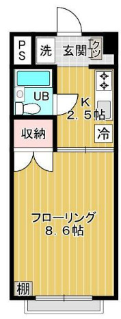 ホワイトハウス高円寺の間取り