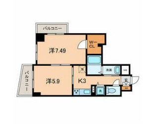 ラルジュ　マノワールの間取り