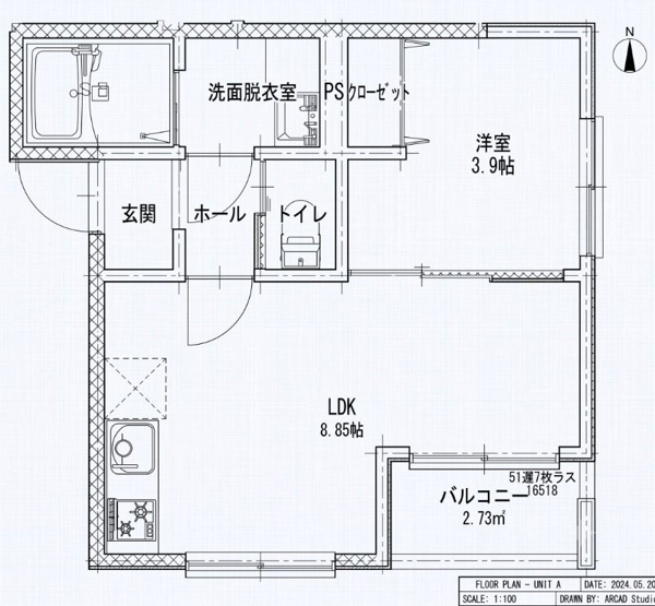 【間取り】 | ステラ豊中庄内