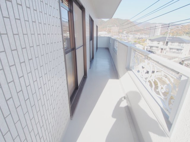 サンコーポ海田No.1のバルコニー