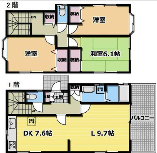【間取り】 | 南区中里4丁目戸建