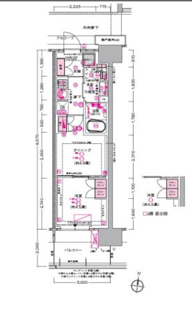 プラウド川越の間取り