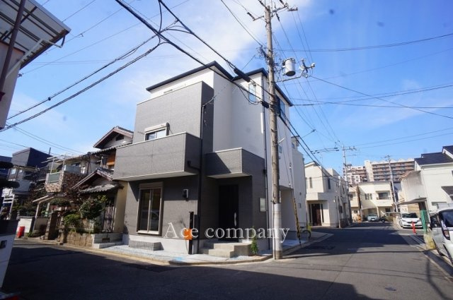 【前面道路含む現地写真】 | 八尾市永畑町2丁目 | 角地！（道路5.7ｍ×4.7ｍ）