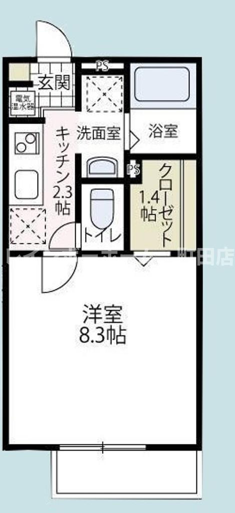 アルエット矢部※初期費用分割後払いサービス利用可能物件の間取り