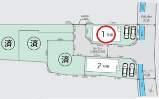 【区画図】 | 日野市日野　1号棟　仲介手数料無料