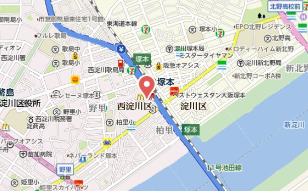 【地図】 | プレサンス塚本駅前