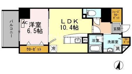 【間取り】 | Y's Court東梅田