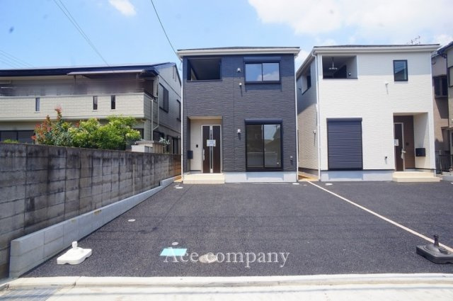 【外観】 | 八尾市田井中2丁目　【1号棟/全2棟】 | 【1号地/全2棟】並列駐車2台OK！南向き☆2階建♪ローン返済目安：月々約88422円（頭金0円、変動金利0.875％、返済期間40年、ボーナス払い無しで試算しています）