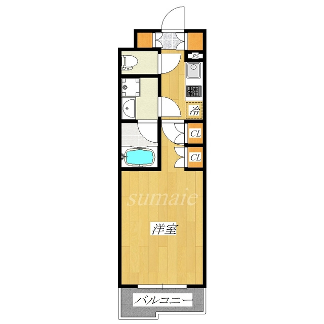 ルーブル赤羽台の間取り|東向きのお部屋です☆