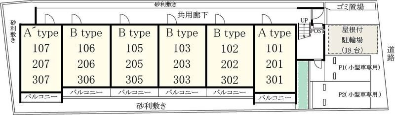 リブリ・千種 の区画図