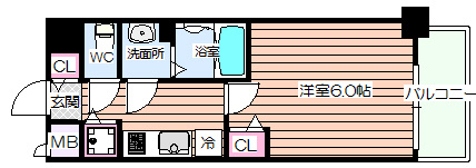 【間取り】 | プレサンス塚本駅前
