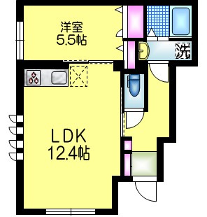 仮称　千歳２丁目新築Ｂの間取り|★１フロア１住戸★