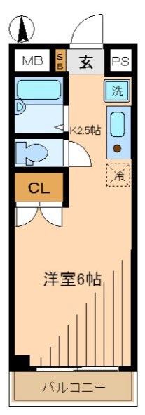 レジデンスKUROSUの間取り