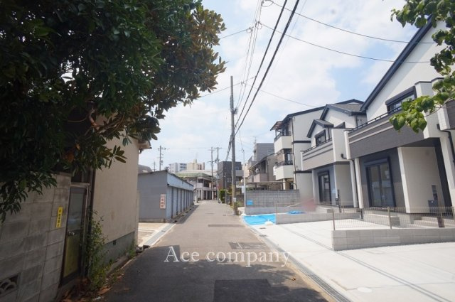 【前面道路含む現地写真】 | 東大阪市西上小阪　【A号棟/全3棟】 | 【前面道路：幅員4ｍ】交通量の少ない生活道路です☆