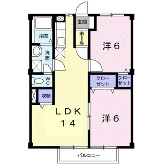 【間取り】 | コーポサンシャイン