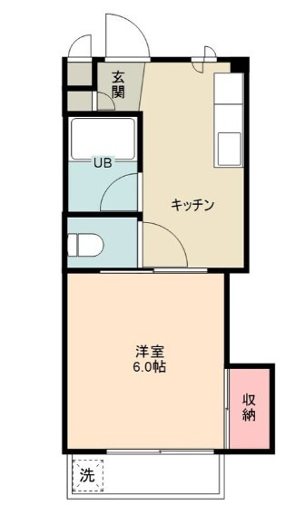 白樺コーポの間取り