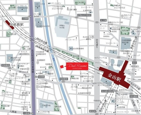 ディアレイシャス金山の地図