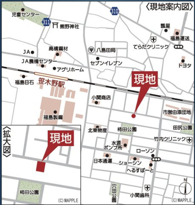 【地図】 | Cradle garden　北中央第3　3号棟 | ★内覧予約でブランド米2kg★