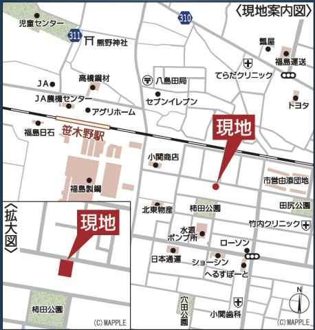 【地図】 | Cradle garden　北中央第3　3号棟 | ★内覧予約でブランド米2kg★