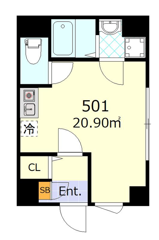 ブローテ三ノ輪の間取り