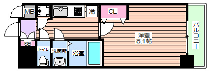 【間取り】 | エスリード大阪天満宮