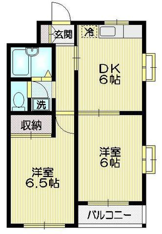 フォレストハイムの間取り|★南東角部屋３面採光で陽当り良好です★