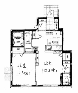 仮称　千歳２丁目新築Ａの間取り|★１ＬＤＫ★