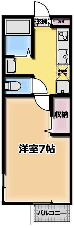 モノロカーレルーチェの間取り
