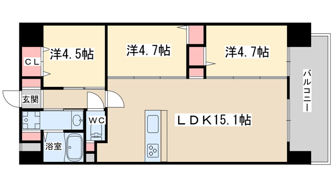 【間取り】 | Alivis野田阪神