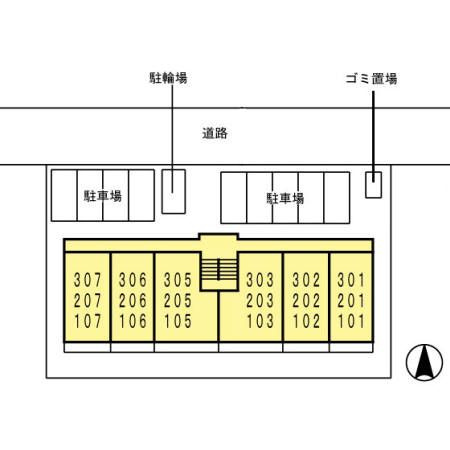 Ｌａ　ｍａｉｓｏｎ　ｄｅ　ＢＶの区画図