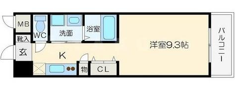 エイペックス上本町の間取り|エイペックス上本町　開放感ある間取り