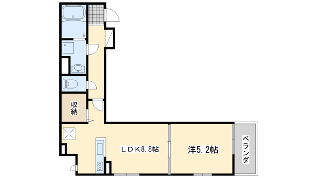 【間取り】 | メゾンルミネ　中町
