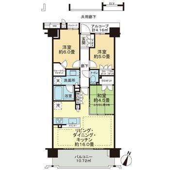 ドレッセ西馬込の間取り