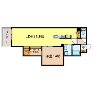 川口市戸塚４丁目の賃貸マンションの間取り