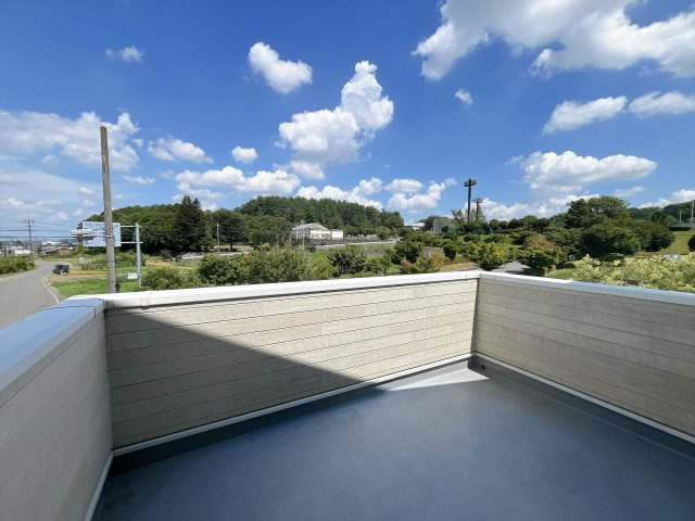 美里町　中古戸建のバルコニー
