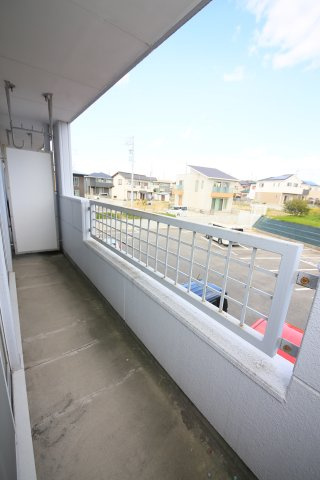 ソレイユ新舞子のバルコニー