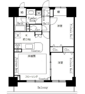 【間取り】 | サンクレール荒川ブランガーデン | 間取りです。