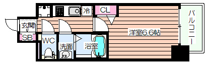 【間取り】 | プレサンス朝潮橋ベイ・ブリーズ