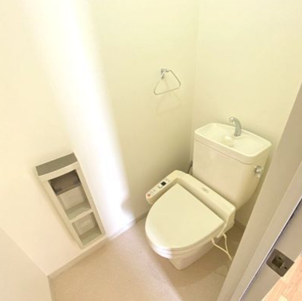 熊本市北区飛田２丁目のアパートのトイレ|落ち着いたトイレです