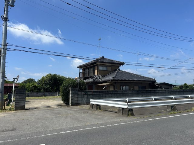 阿見町阿見　１６１坪の前面道路含む現地写真
