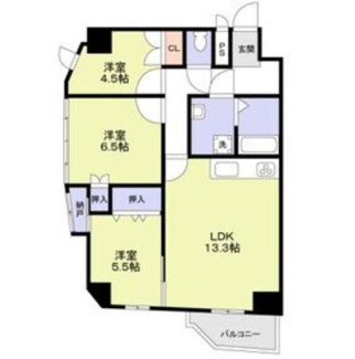 【間取り】 | ライオンズマンション天王寺　天王寺小学校区 | ライオンズマンション天王寺　間取り