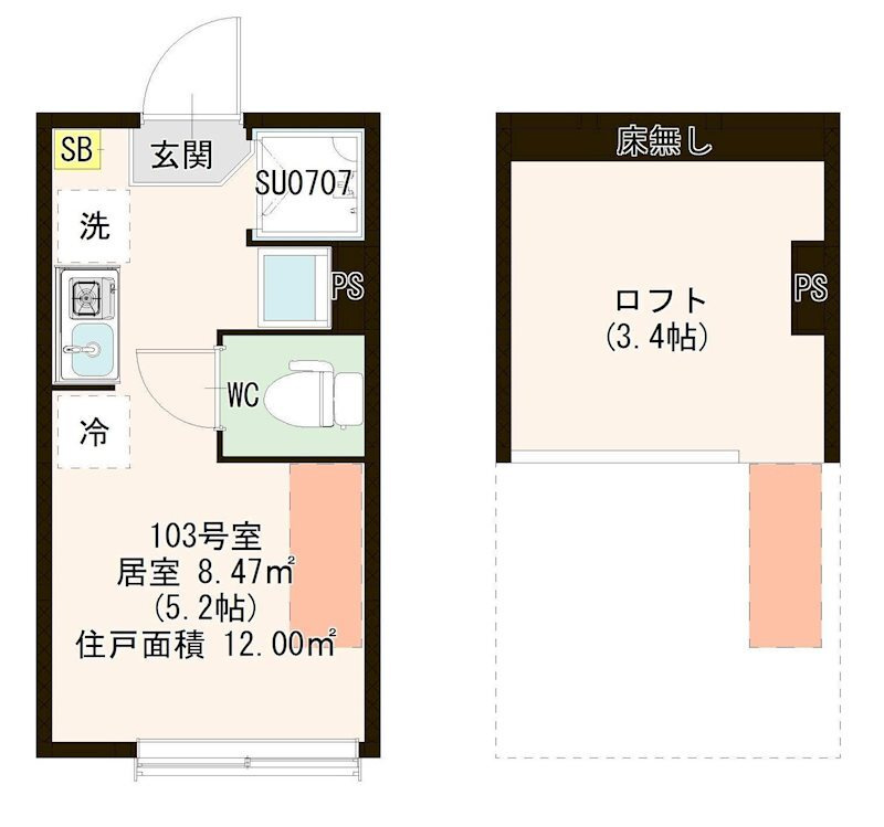 ハーモニーテラス蓮根Ⅳの間取り