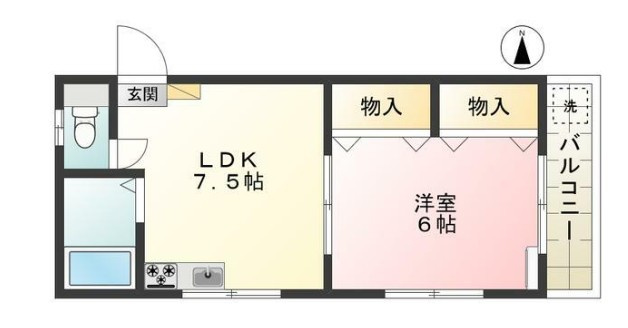 カーサジュビロの間取り