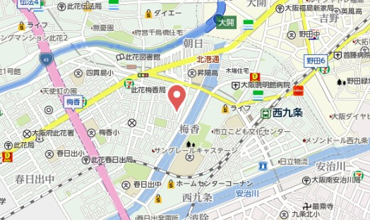 【地図】 | ヴィラナリー西九条Ⅱ