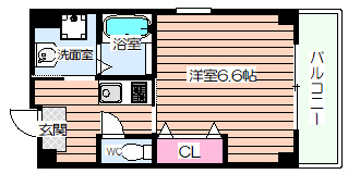 【間取り】 | ヴィラナリー西九条Ⅱ