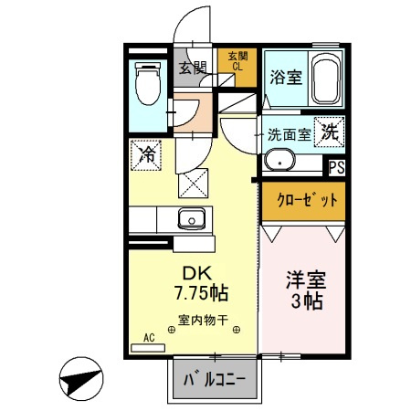 【間取り】 | グランデ・フォレスタ Ｂ