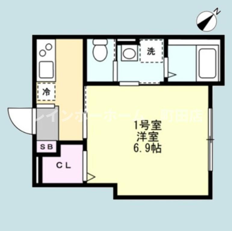 ベイルーム相武台前※初期費用分割後払いサービス利用可能物件の間取り