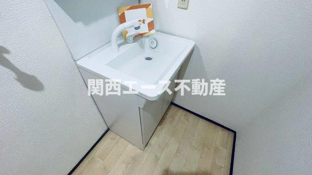 【洗面所】 | 六万寺町１丁目貸家